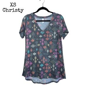 NWT XS LuLaRoe Christy Tee